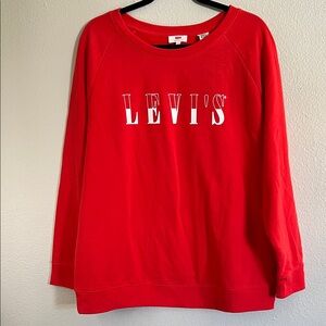 Levi's Vibrant Red Crewneck